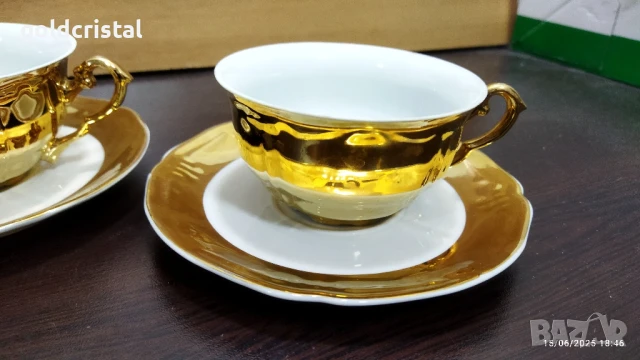 стар български порцелан чаени чаши барок , снимка 10 - Антикварни и старинни предмети - 21899109