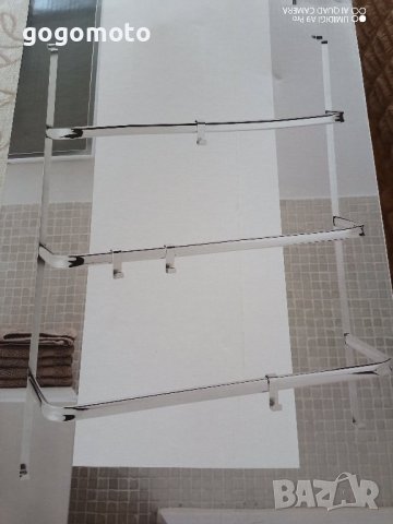 Закачалка нова за врата, хром никел , снимка 3 - Закачалки - 44356038