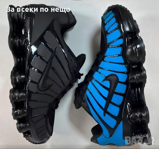 Nike Shox TL Black & Blue Thermoreactive Мъжки Маратонки С Кутия👟Мъжки Спортни Обувки Код S20, снимка 2 - Маратонки - 52396672