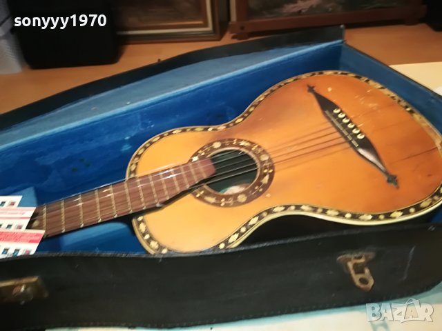 SOLD-ПОРЪЧАНА!!!DOUGLAS & CO LONDON GUITAR ANTIQUE-ВНОС АНГЛИЯ 1911221653, снимка 4 - Китари - 38726242