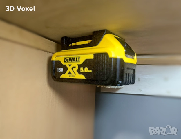 Стойка за батерия DeWALT/ Държач за батерия с едно гнездо, снимка 5 - Винтоверти - 51636558