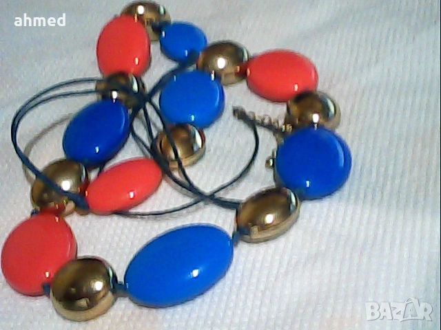 старо красиво колие сес естествени камъни, снимка 6 - Колиета, медальони, синджири - 53252896