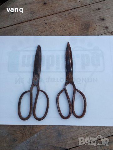 Стара кована ножица, снимка 1