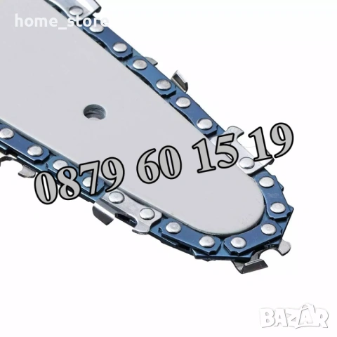 Верига или шина за акумулаторна резачка за дърва 10 см, 15 см и 20 см, снимка 3 - Градинска техника - 53737490