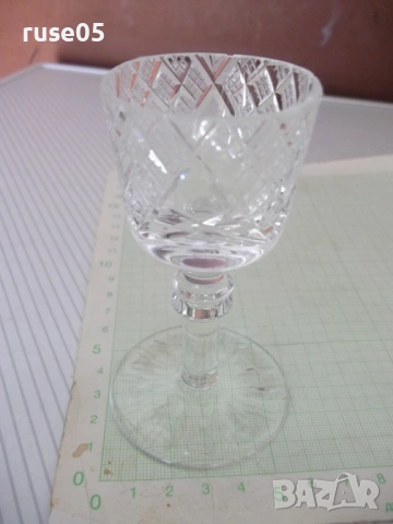 Чаша стъклена кристална, снимка 4 - Чаши - 53848093