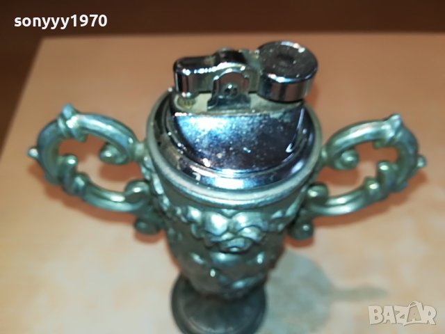 РЕТРО ЗАПАЛКА АМФОРА-ВНОС ГЕРМАНИЯ 1604231220, снимка 14 - Антикварни и старинни предмети - 40380712