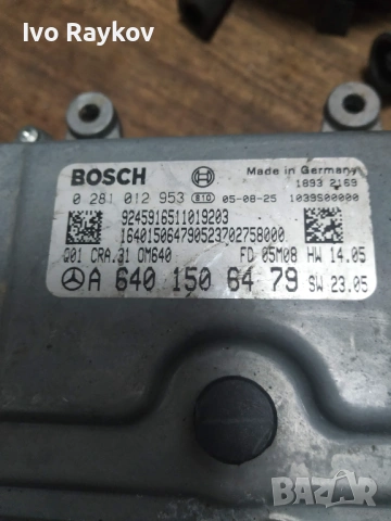 Компютър , ECU , MERCEDES  A W169 CDI , A6401506479, 0 281 012 953,, снимка 3 - Части - 53604493