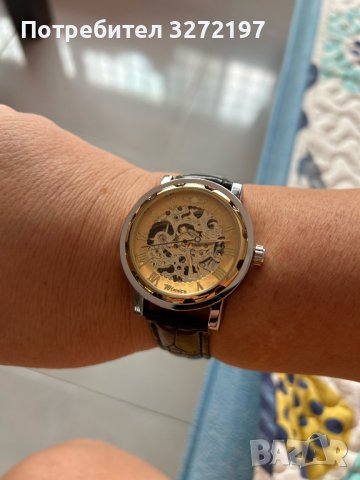 WINNER aвтоматичен,механичен ръчен часовник-скелет, снимка 7 - Мъжки - 41551617