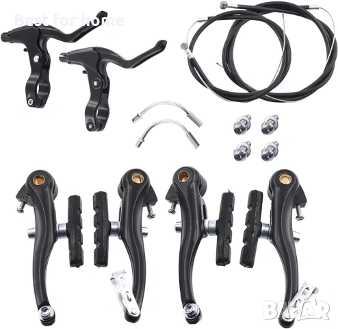 Комплект велосипедни спирачки V, предни и задни V-образни спирачки