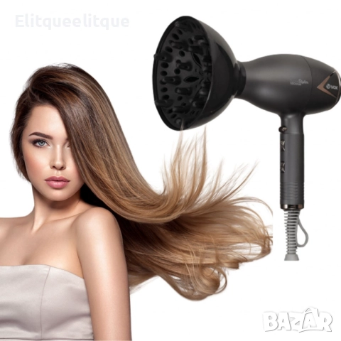 Сешоар VOX,  HT 8776, йонизация, концентратор и дифузер, снимка 6 - Сешоари - 52336935