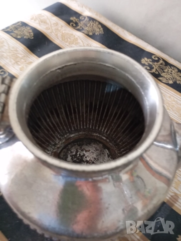 Стара посребрена кана за кафе,чай, снимка 4 - Други ценни предмети - 52532990