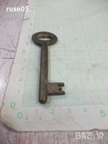 Ключ стар бронзов за брава, снимка 5 - Други ценни предмети - 47779374