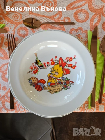 ВЕЛИКДЕН в чиния, снимка 8 - Чинии - 53831617