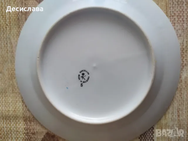 Ретро чинии с красиви цветя , снимка 2 - Колекции - 48623458