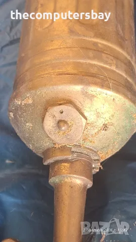Британски месингов пожарогасител Auto Minimax Hand Pomp Type D Major, снимка 4 - Антикварни и старинни предмети - 55846648