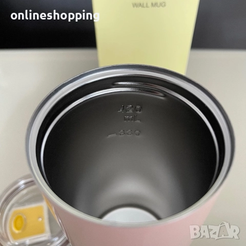 **НОВИ** Термо чаши SMEG Wall Mug – 420 мл в 2 цвята, снимка 3 - Други стоки за дома - 52874556