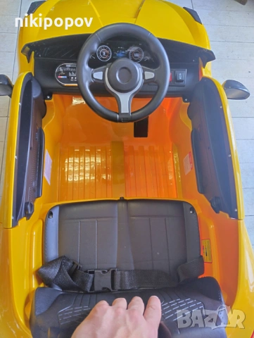 PORSCH Акумулаторна кола DAKOTA жълта, снимка 6 - Коли, камиони, мотори, писти - 53849149