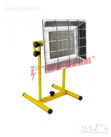 Газова отоплителна печка тип пита със стойка за битови газови бутилки – 2900 W, снимка 1