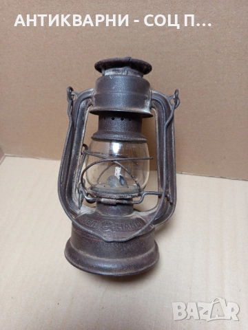 Стара Малка Немска Газена Лампа Фенер. , снимка 2 - Антикварни и старинни предмети - 52171611