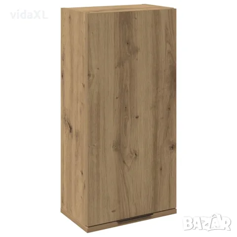 vidaXL Шкаф за баня за стенен монтаж, дъб артизан, 32x20x67 см, снимка 1 - Шкафове - 56148358