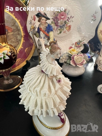 Volkstedt Фолкщед Germany  Curca 1945 Код P1773, снимка 7 - Декорация за дома - 53001664