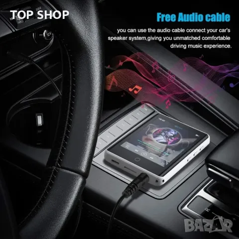 MP3 плейър 32GB с BT 5.0 Поддържа TF до 128GB, Timoom M6 MP3 HIFI Lossless Sound Музикален плейър, снимка 2 - Музикални играчки - 48741814