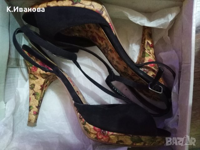 Дамски обувки тип сандали висок топ, снимка 1 - Сандали - 42273941