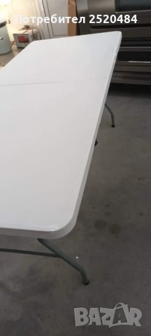 Сгъваема маса за кетъринг, градина, къмпинг 180/73см! Чисто нова! ТОП Цена 109лв/55,73€, снимка 12 - Маси - 33442665