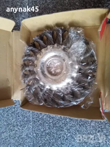 Телена четка от усукана стомана за флекс , снимка 3 - Ъглошлайфи - 48647721