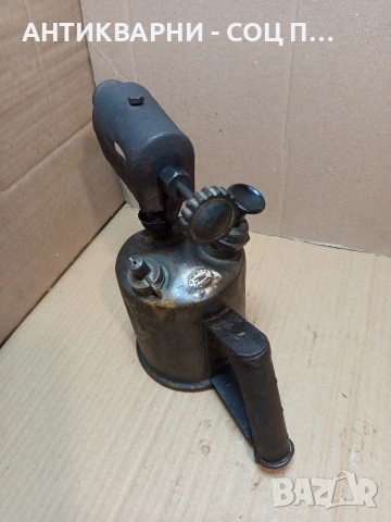 Соц Стара Бензинова Лампа Пърлачка Горелка. НОМЕР 675., снимка 2 - Антикварни и старинни предмети - 53396271