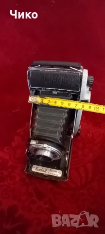 Стар английски мехов фотоапарат "Кодак", снимка 7 - Антикварни и старинни предмети - 53713151