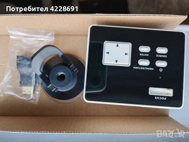 Портативен мини проектор, снимка 3 - Плейъри, домашно кино, прожектори - 52450877