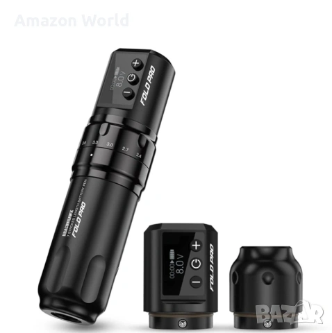 ‼️Безжична машина за татуировки Dragonhawk Fold Pro Pen Ротационна‼️, снимка 4 - Друга електроника - 53615153