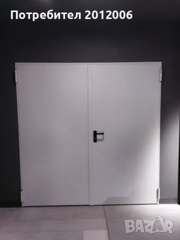 Двукрила противопожарна врата, снимка 1