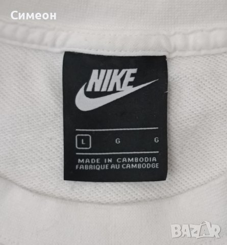 Nike Sportswear Crew Sweatshirt оригинално горнище L Найк памук спорт, снимка 3 - Спортни екипи - 42676566