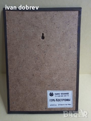 Медно пано Кострома, снимка 4 - Колекции - 40115036