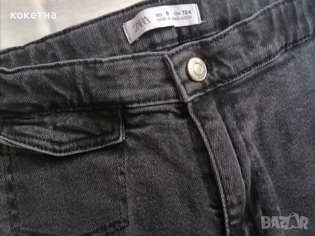 ZARA girls дънки, снимка 2 - Детски панталони и дънки - 50634886