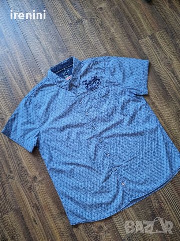 Страхотна мъжка риза ANGELO LITRICO размер 2XL, снимка 2 - Ризи - 41700493