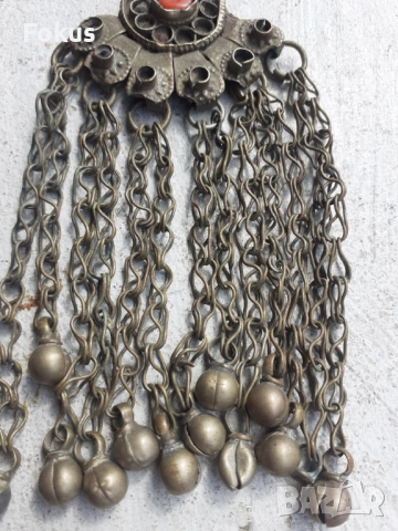 Стара трепка накит забодка, снимка 3 - Антикварни и старинни предмети - 53333824