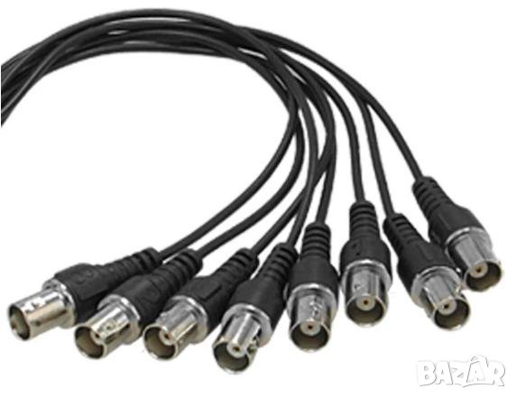 DB15 VGA Мъжко към 8 Канала BNC Женско Адаптер Конектор Кабел за Видео Кепчър 8 Канален CCTV Камери, снимка 2 - Други - 41370628