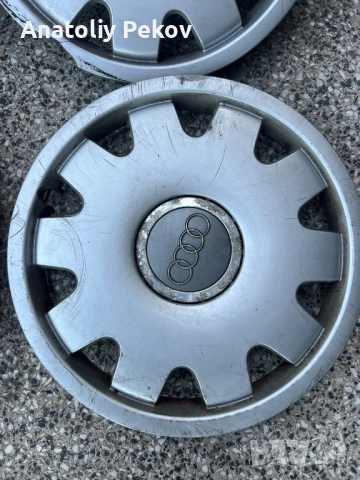 Оригинални тасове Ауди, 15", снимка 4 - Аксесоари и консумативи - 52003343