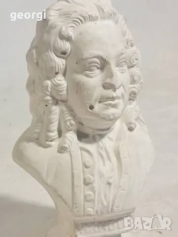 гипсов бюст на композитора Хендел  16/1, снимка 3 - Статуетки - 48672457