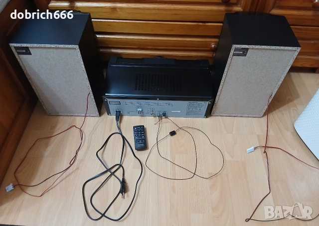 Аудио система PANASONIC SC-AKX320 Bluetooth CD USB AUX FM с дистанционно 150 евро, снимка 5 - Аудиосистеми - 53748377