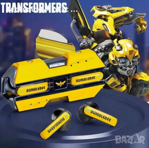 Безжични слушалки Transformers TF-T51 Bumblebee, снимка 2 - Bluetooth слушалки - 52697188