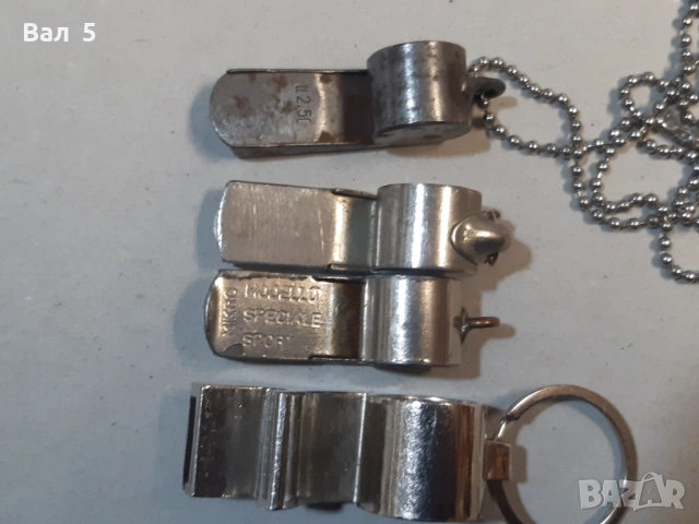 Стари метални , реферски свирки - 4 броя, свирка - отварачка, снимка 5 - Антикварни и старинни предмети - 53074819
