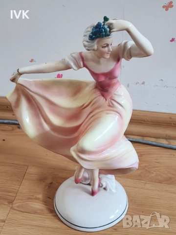 Немска антикварна фигура Hertwig & Co. Katzhütte , снимка 10 - Колекции - 52789131