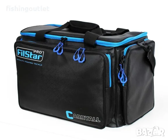 Имгрегниран рибарски сак FilStar Blue Line Competition 47x27x34см