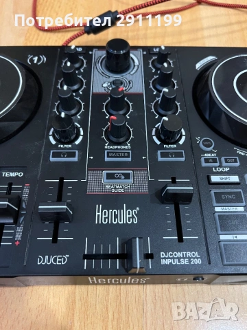 DJ контролер / микс пулт Hercules, снимка 3 - Ресийвъри, усилватели, смесителни пултове - 53828596