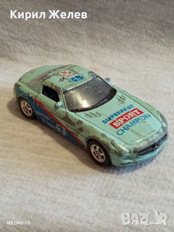 Метална количка спортен модел Mercedes Benz за КОЛЕКЦИЯ ДЕКОРАЦИЯ 22560