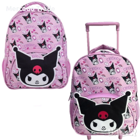 Ученическа раница в лилаво с 3D дизайн Kuromi, Различни видове